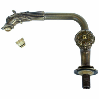 Rubinetto drago snodato con portagomma 1/2"