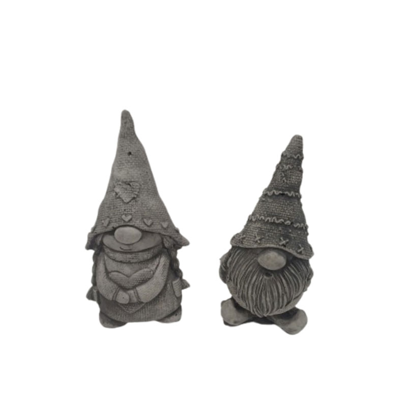 Coppia mini elf grigio