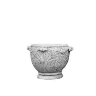 Vaso foglia grande